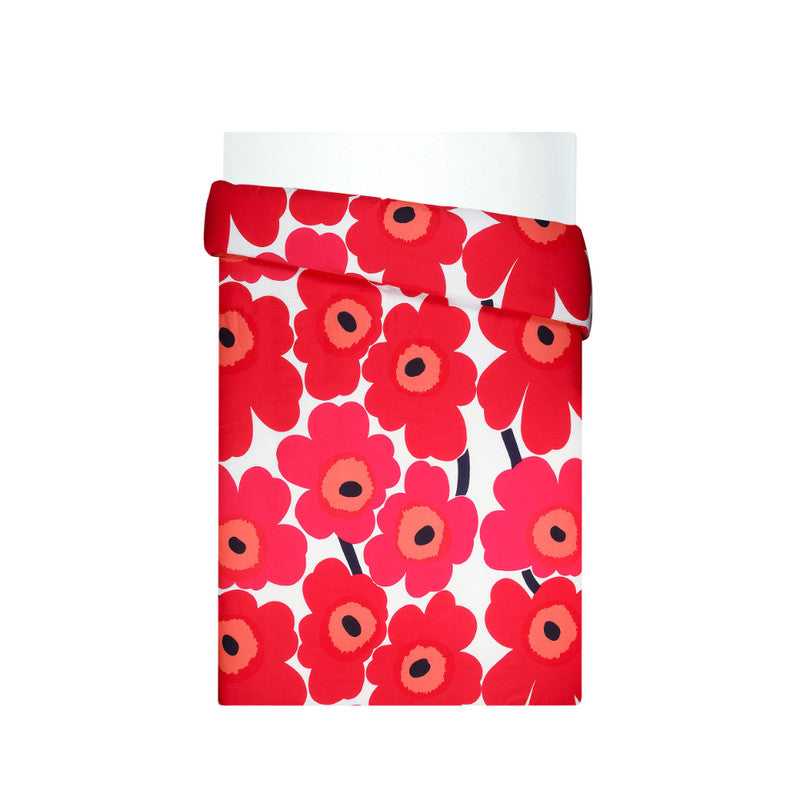 Marimekko Unikko Queen Duvet Set - Red