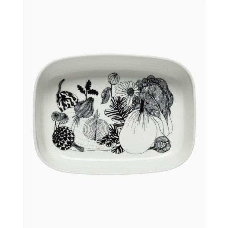 Marimekko Oiva/Siirtolapuutarha 20.5x28cm Serving Dish