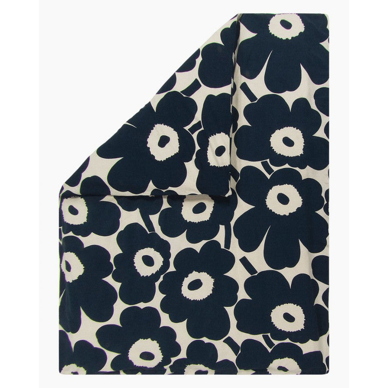 Marimekko Unikko Queen Duvet Set - Navy