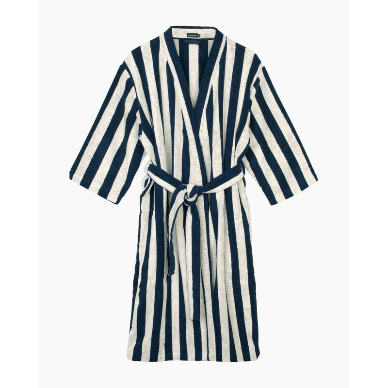 Marimekko Nimikko Bathrobe - Blue/White