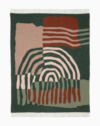 Marimekko Vuosirenkaat Blanket 130 x 170cm - Green