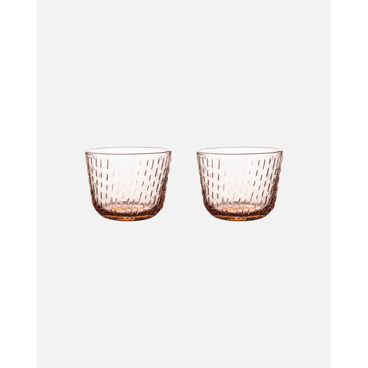 Marimekko  Syksy 2 Piece Glass Set - Pink