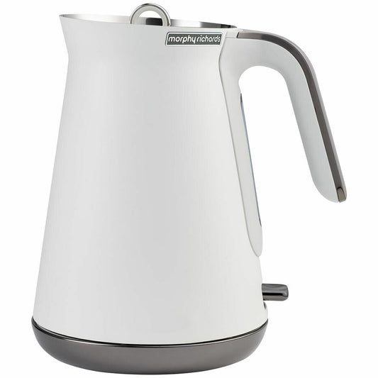 Morphy Richards 1.5 Aspect Kettle - Black Chrome/White