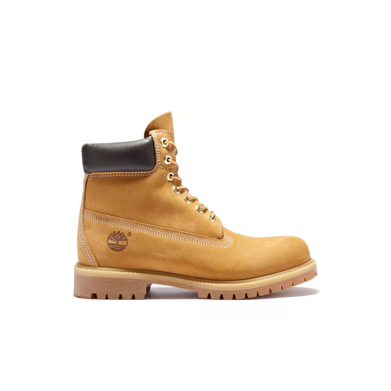 Timberland Men's 6-inch Premium Waterproof Boot Wheat Nubuck - Size 13