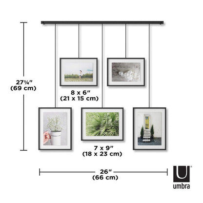 Umbra Exhibit Frame (Set of 5) - Black