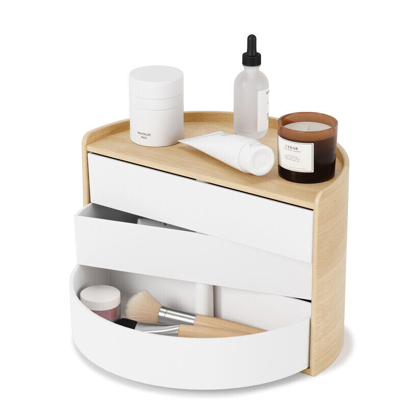 Umbra Moona Storage Box - White/Natural