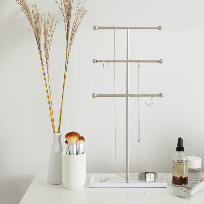 Umbra Trigem Jewellery Stand - White
