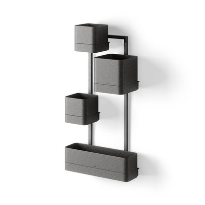 Umbra Cubiko Wall Planter - Black