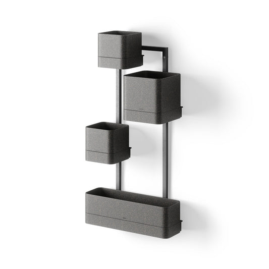 Umbra Cubiko Wall Planter - Black