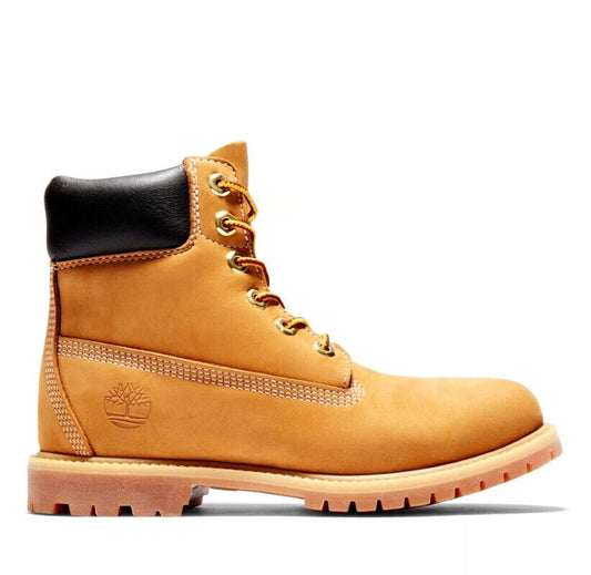 Timberland Women's 6-inch Premium Waterproof Boot Size 7 - Wheat Nubuck