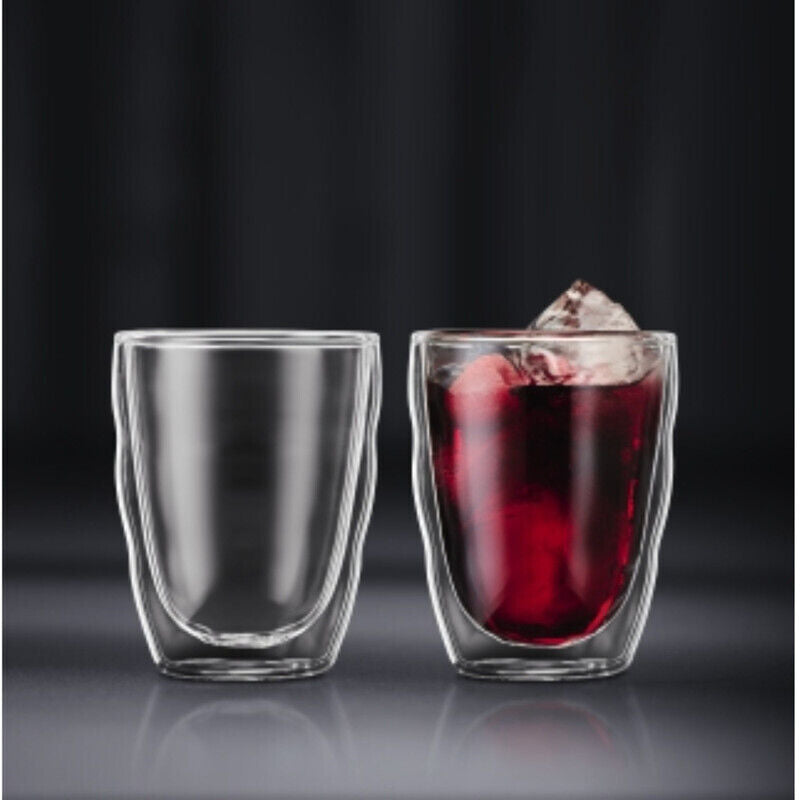 Bodum Pilatus Double Wall 350ml Medium Glass 6 Piece Set