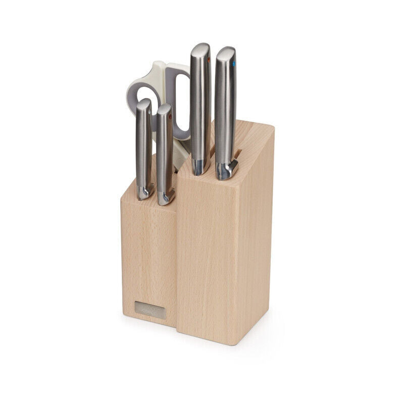 Joseph Joseph Elevate Fusion 5 Piece Knife Block  - Silver