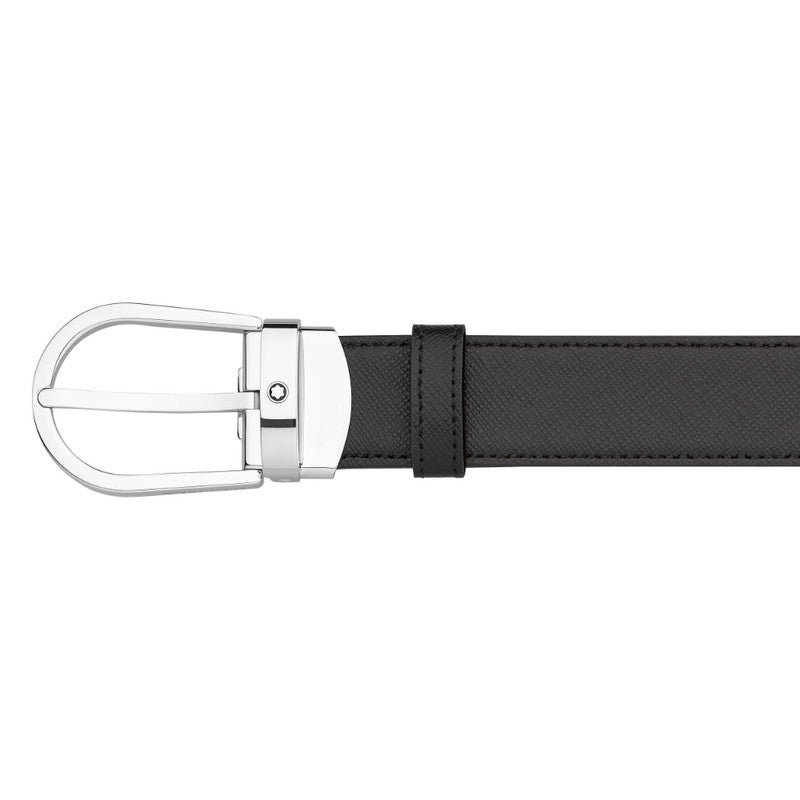 Montblanc Black/Brown Reversible Cut-to-Size Business Belt