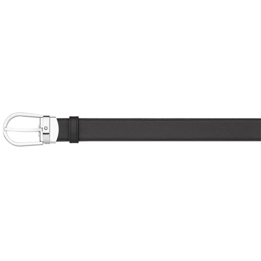 Montblanc Black/Brown Reversible Cut-to-Size Business Belt