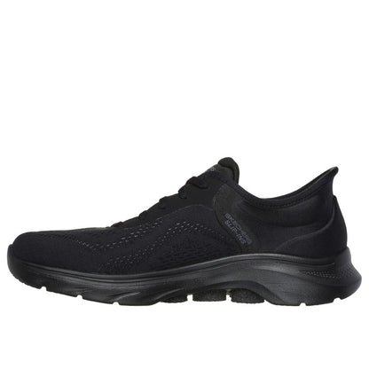 Skechers Women's Go Walk 7 Slip-in - Valin Sneaker Size 7 - Black/Black