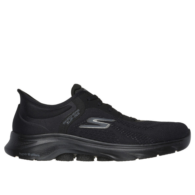 Skechers Women's Go Walk 7 Slip-in - Valin Sneaker Size 6 - Black/Black