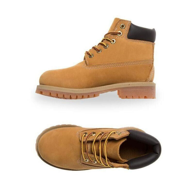 Timberland Kid's Youth 6-inch Premium Boot Size - Youth 1 - Wheat Nubuck