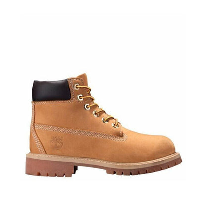 Timberland Kid's Youth 6-inch Premium Boot Size - Youth 2 - Wheat Nubuck