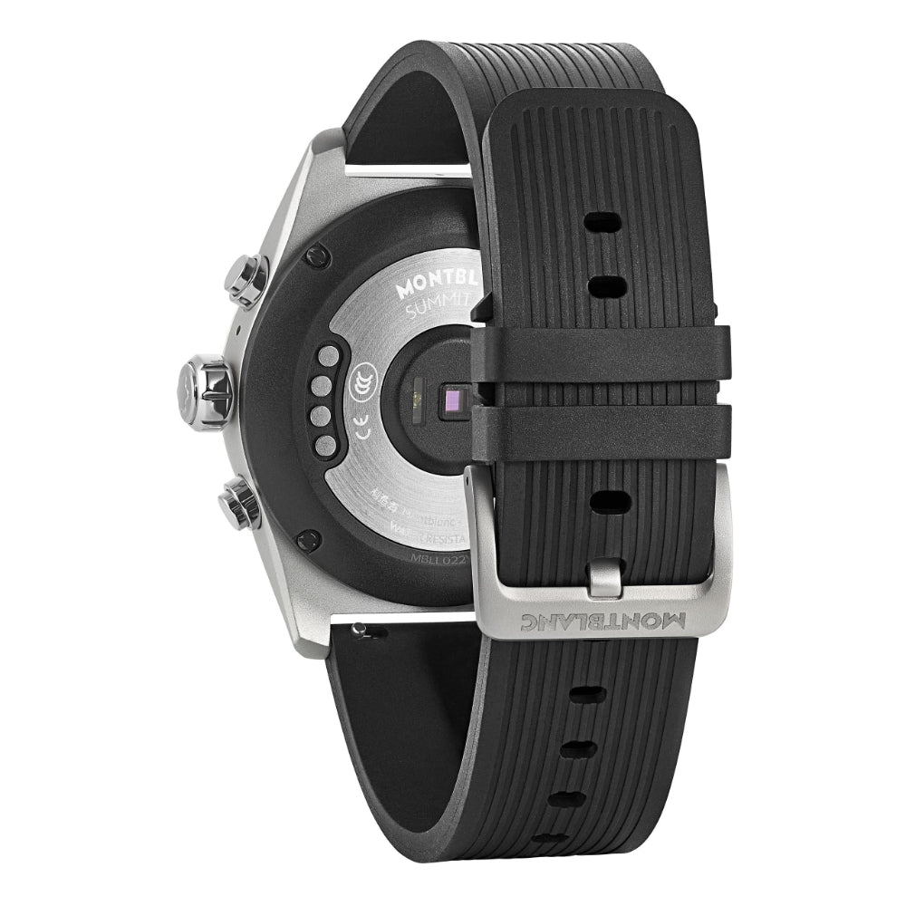 Montblanc Summit Lite Aluminum Grey and Rubber Strap Watch -43mm