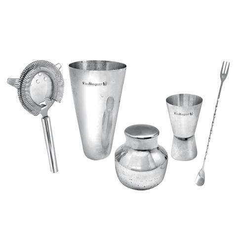 Vin Bouquet 4-Piece Stainless Steel Cocktail Set