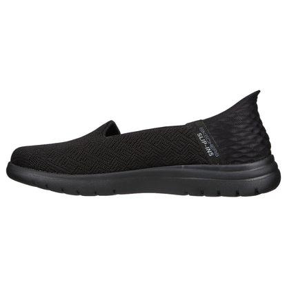 Skechers Women's On-The-Go Flex - Astonish Slip-In Size 5 - Black/Black