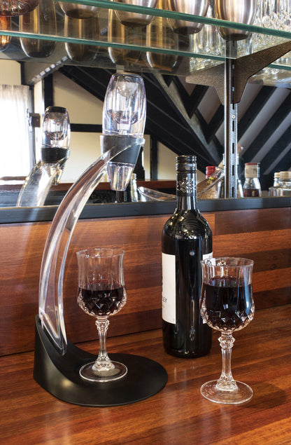 avanti Deluxe Wine Aerator with Pouring Stand