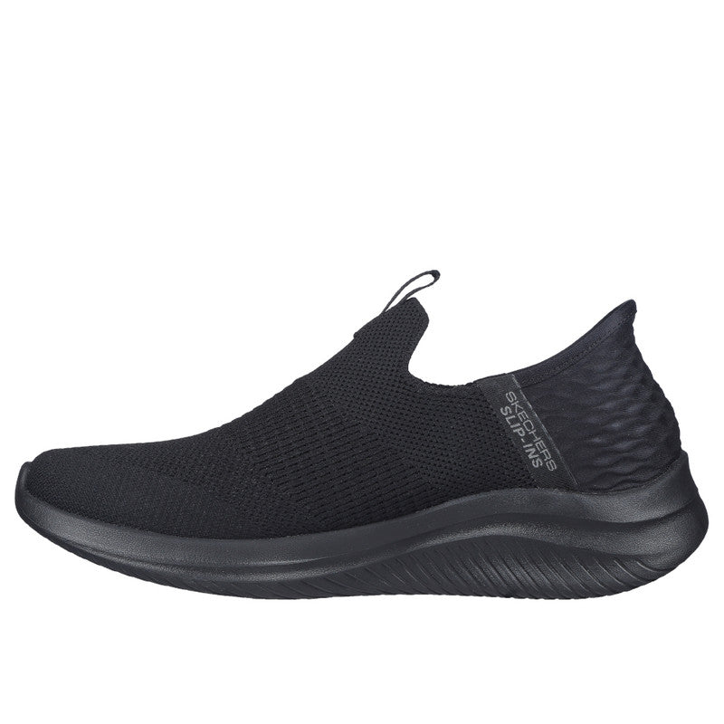 Skechers Women's Ultra Flex 3.0 Slip-in - Cozy Streak Size 7- Black/Black