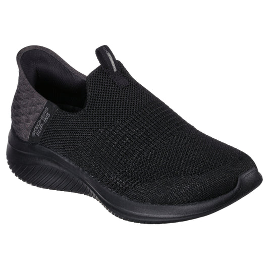 Skechers Women's Ultra Flex 3.0 - Smooth Step Slip-in Size 6 - Black/Black