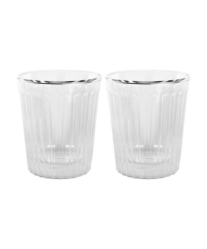 Avanti Rigato Double Wall Glass Set of 2 - 80ml