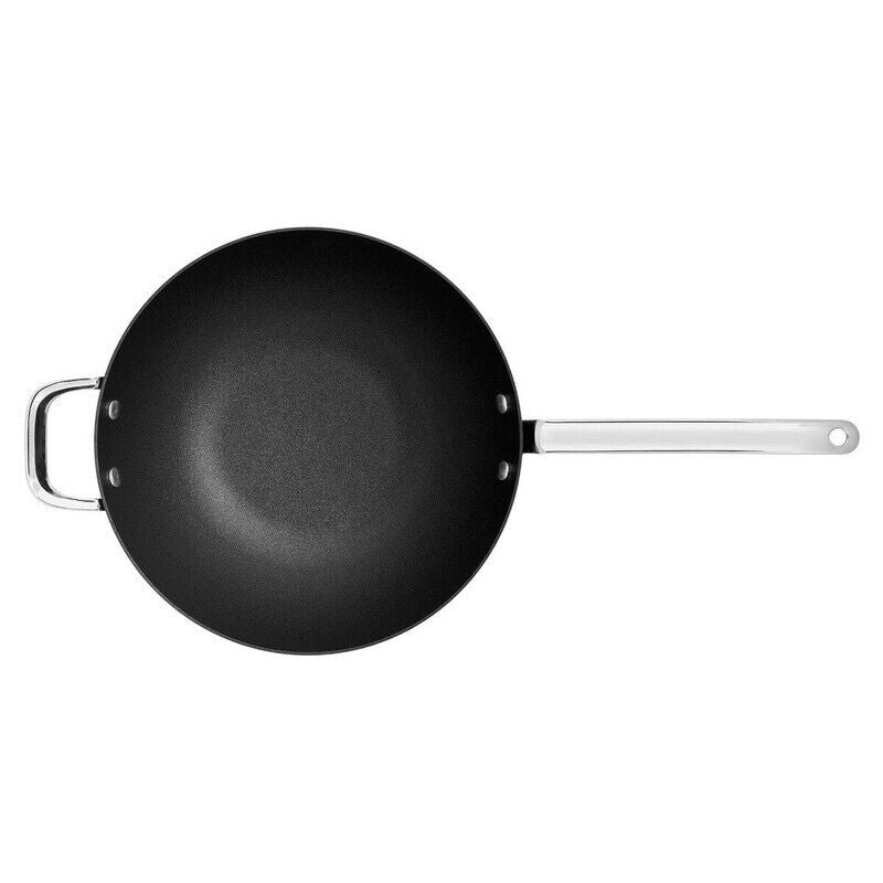 Scanpan TechnIQ 30cm Wok - Black/Brushed - 17185