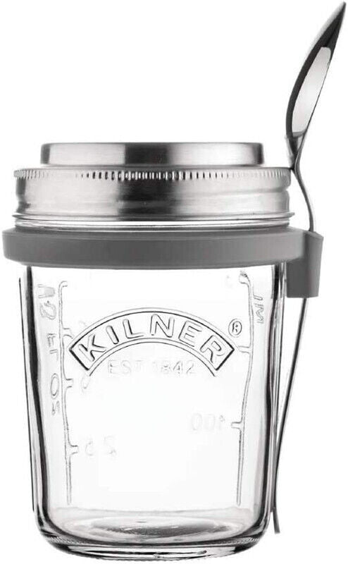 Kilner Breakfast Jar Set, 350ml, Clear 01792