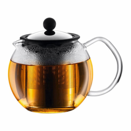 Bodum 1807-16  Assam Tea Press with Stainless Steel Filter, 0.5L Clear