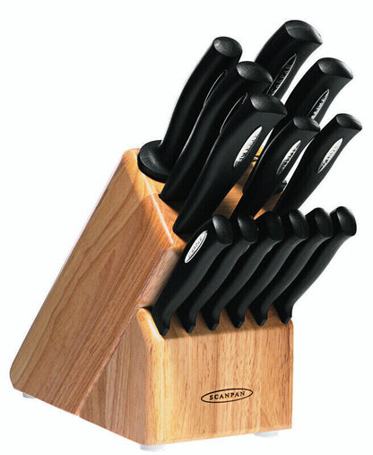 Scanpan 18590  Microsharp 14-Piece Knife Block Set/Cutlery Block Set