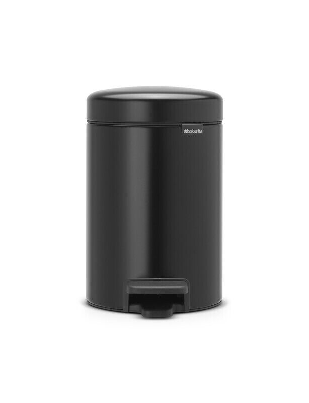 Brabantia NewICON 3 Litre Pedal Bin - Matte Black