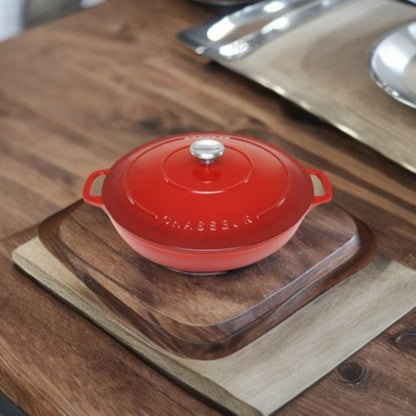 Chasseur 30cm Round Casserole - Inferno Red