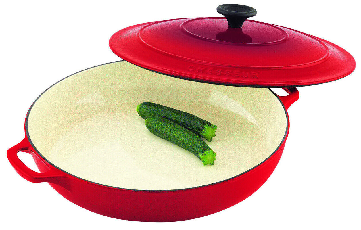 Chasseur 30cm Round Casserole - Inferno Red