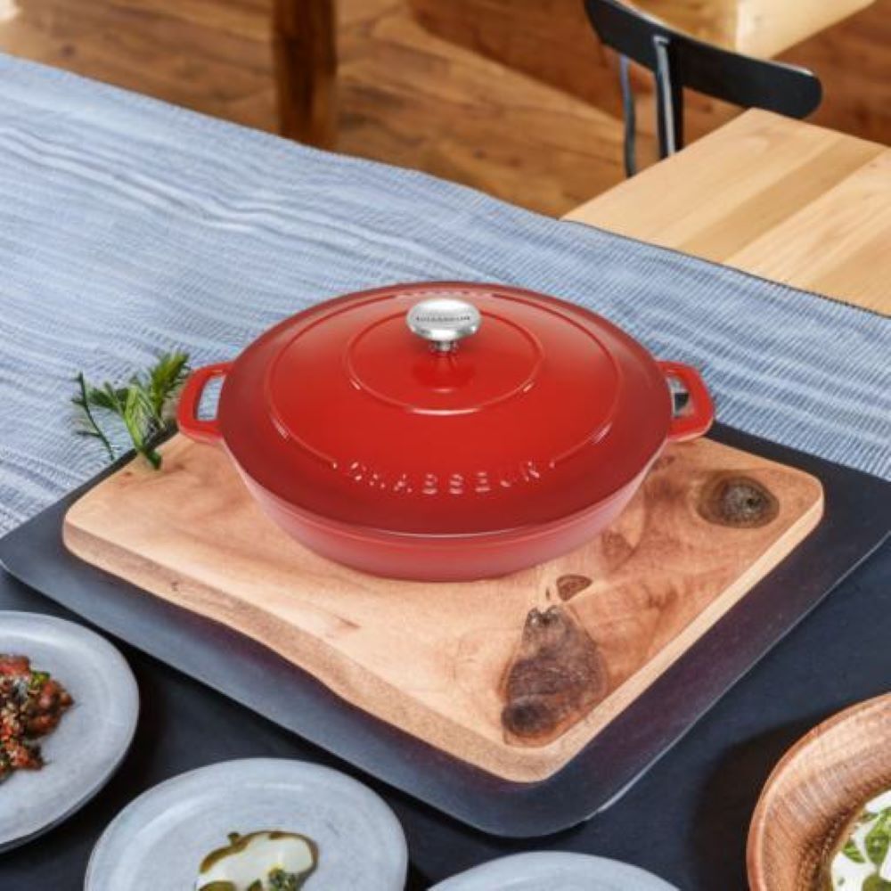 Chasseur 30cm Round Casserole - Inferno Red