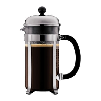 Bodum 1928-16  Chambord French Press Chrome, 1.0L - 8 Cup Capacity Chrome