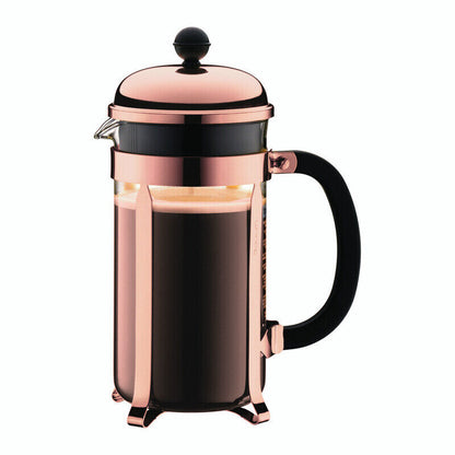 Bodum 1928-18  Chambord French Press Copper, 1.0L - 8 Cup Capacity Copper