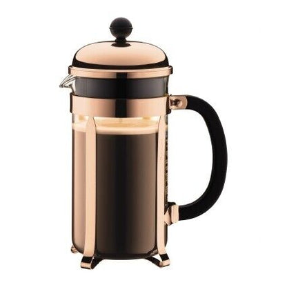 Bodum 1928-18  Chambord French Press Copper, 1.0L - 8 Cup Capacity Copper