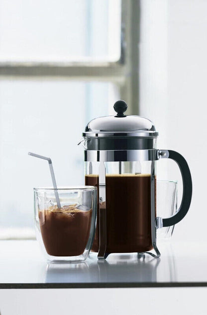 Bodum Chambord French Coffee Press 12-Cup - Chrome