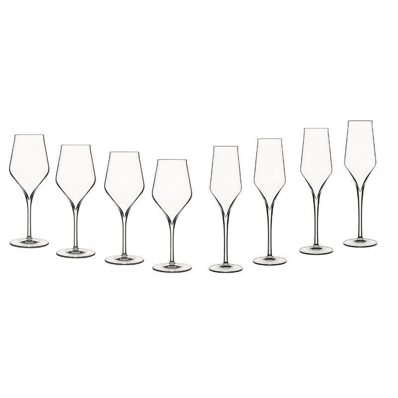 Luigi Bormioli Supremo 350ml Chardonnay Glass and 240ml Champagne Flutes - Set of 8