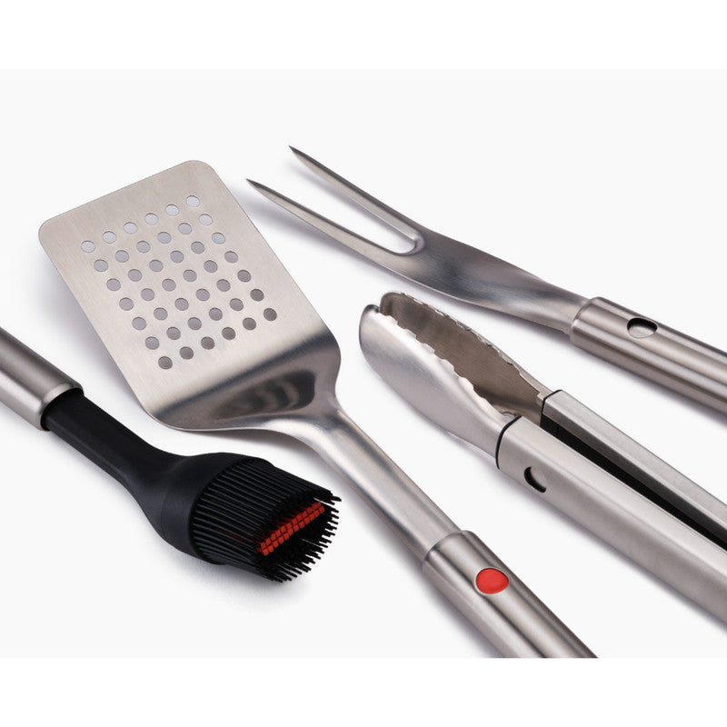 Joseph Joseph GrillOut™ 4-Piece Stainless-Steel BBQ Utensil Set with Storage Case