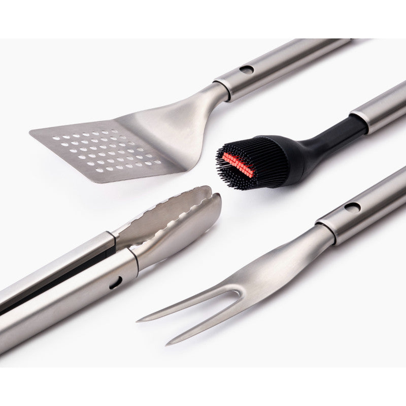 Joseph Joseph GrillOut™ 4-Piece Stainless-Steel BBQ Utensil Set with Storage Case