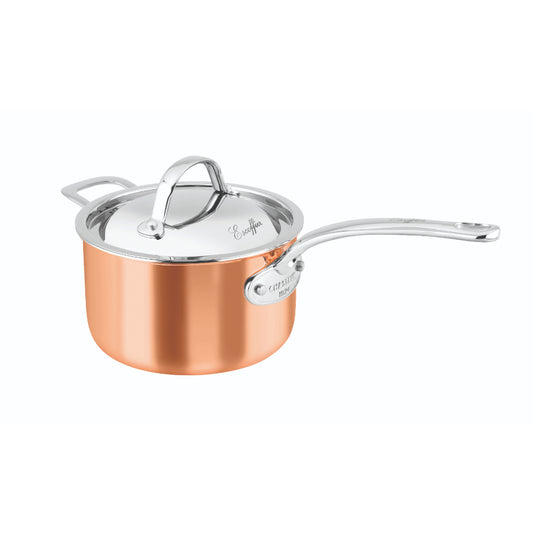 Chasseur Escoffier 20 x 12cm Induction Saucepan with Helper Handle- 20041 -Coppe