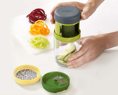 Joseph Joseph Spiro Spiralizer Veggies Cheese, Green, 20105