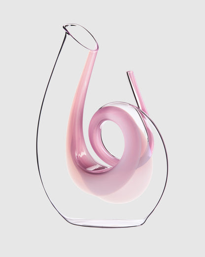 Riedel Curly Decanter - Pink