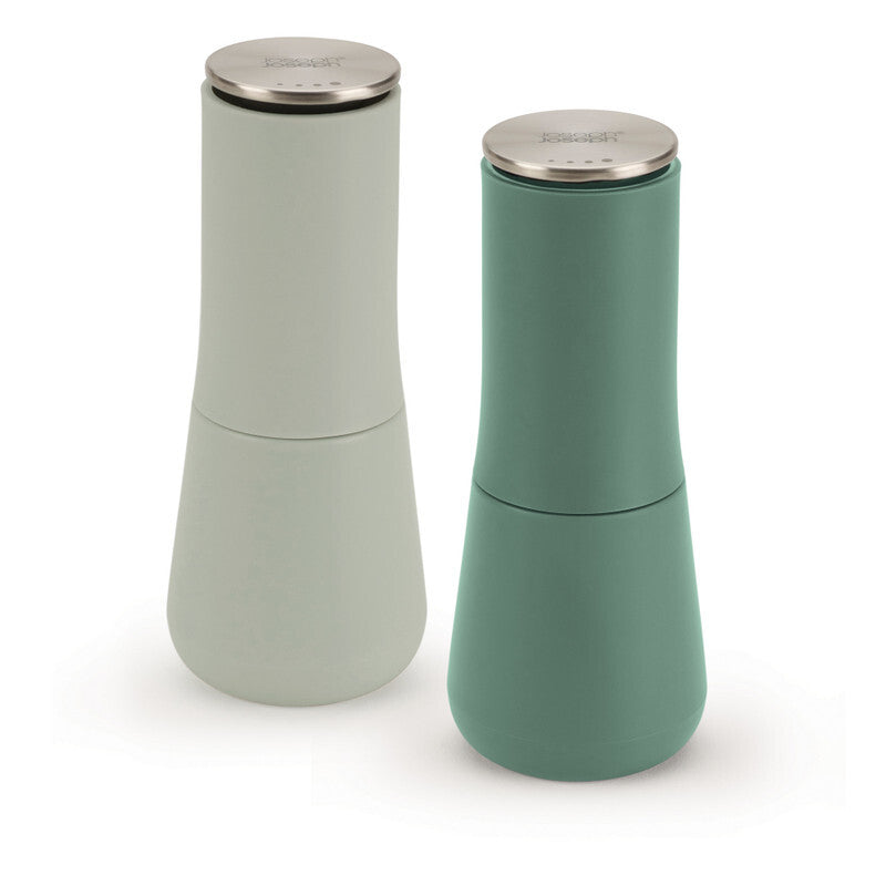 Joseph Joseph Milltop Salt & Pepper Set - Sage