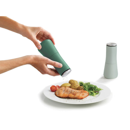 Joseph Joseph Milltop Salt & Pepper Set - Sage