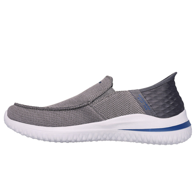 Skechers Men's Delson 3.0 Slip-in - Cabrino Size 8- Grey